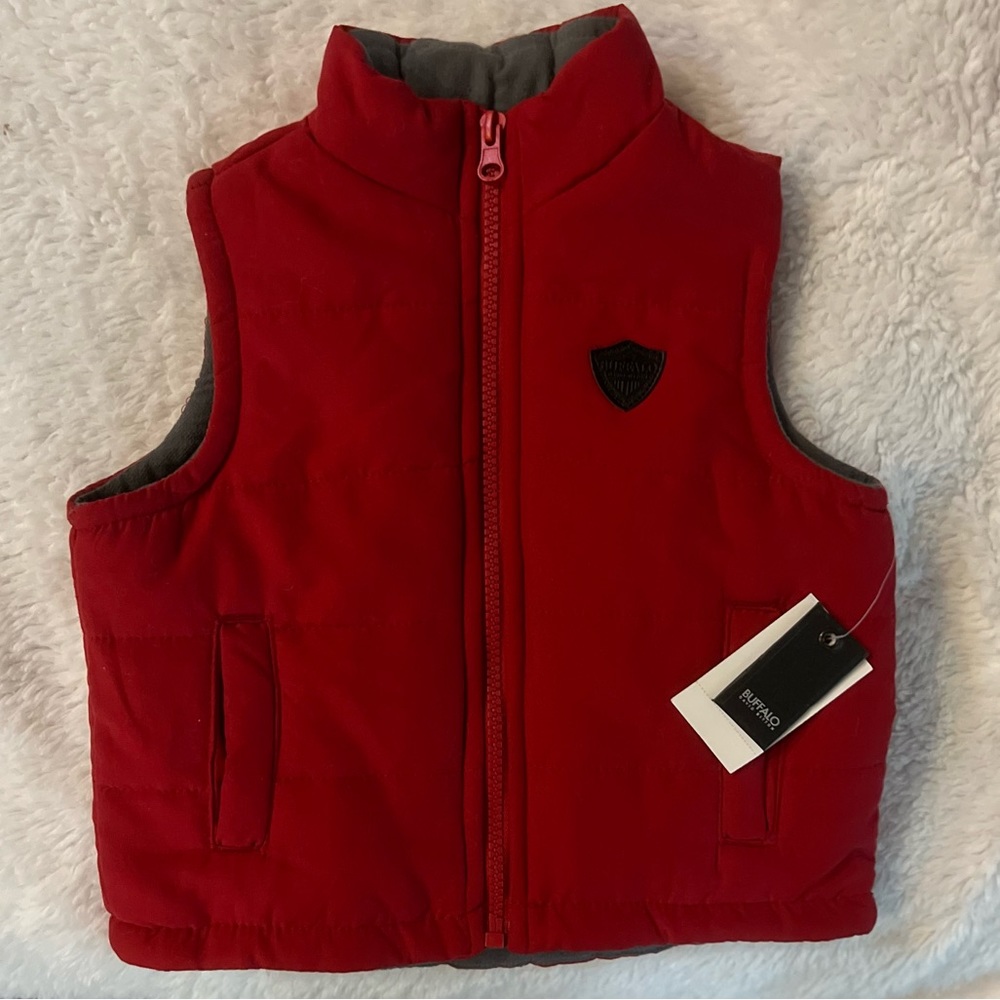 NWT Toddler Boy’s Zippered Puffer Vest Size 18 months
